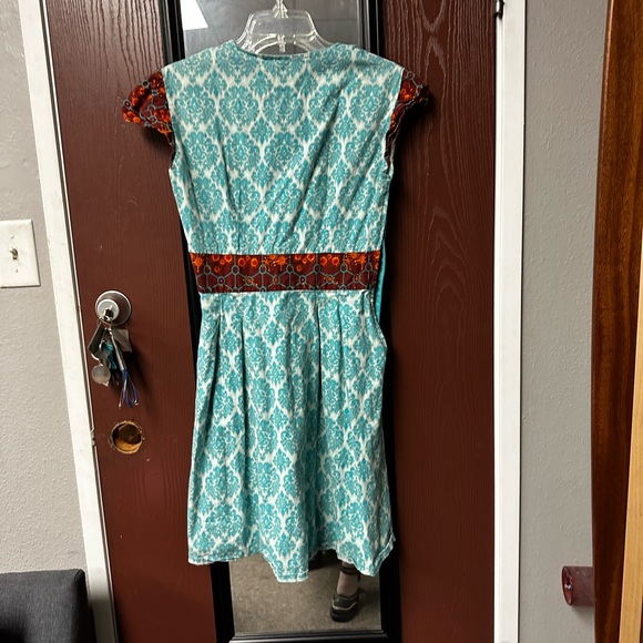 Glamcloud dress. Teal and red science dress. Size medium - Picture 5 of 5